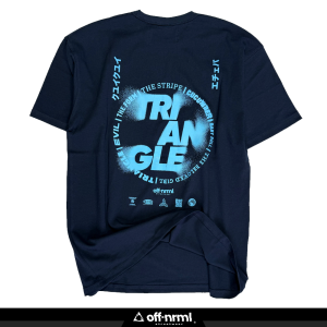 Polera Azul - Triangle Celeste