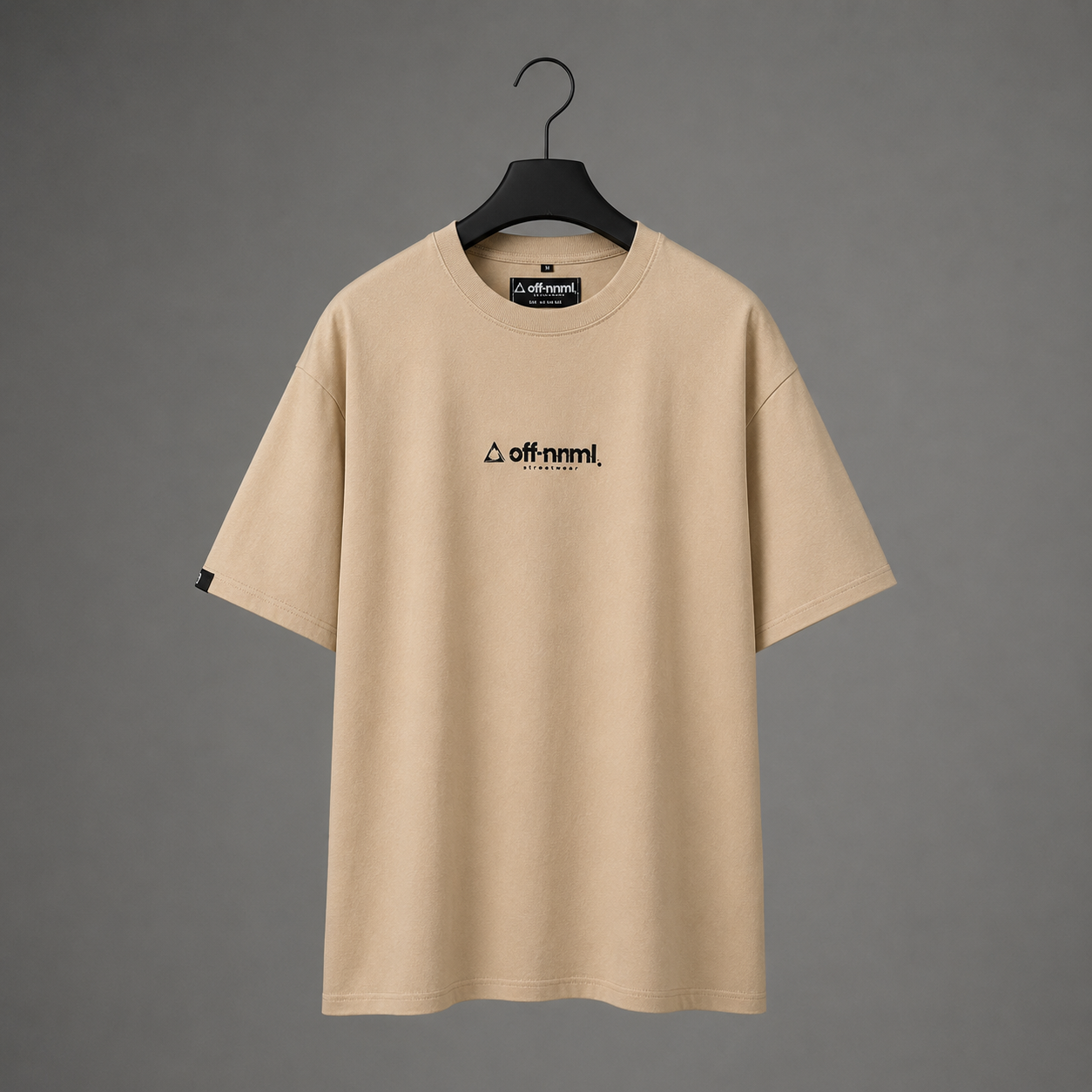 Polera Loose Fit Heavy Premium - Flores Cream - Imagen 2
