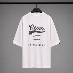 Polera Oversize Heavyweight - Create Blanca